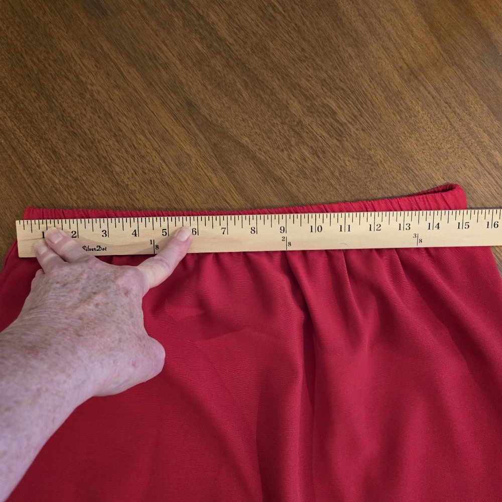 Lew Magram 3-Piece Red Woman's Suit, Jacket, Skirt, Slacks, Size 12 - Picture 12 of 16